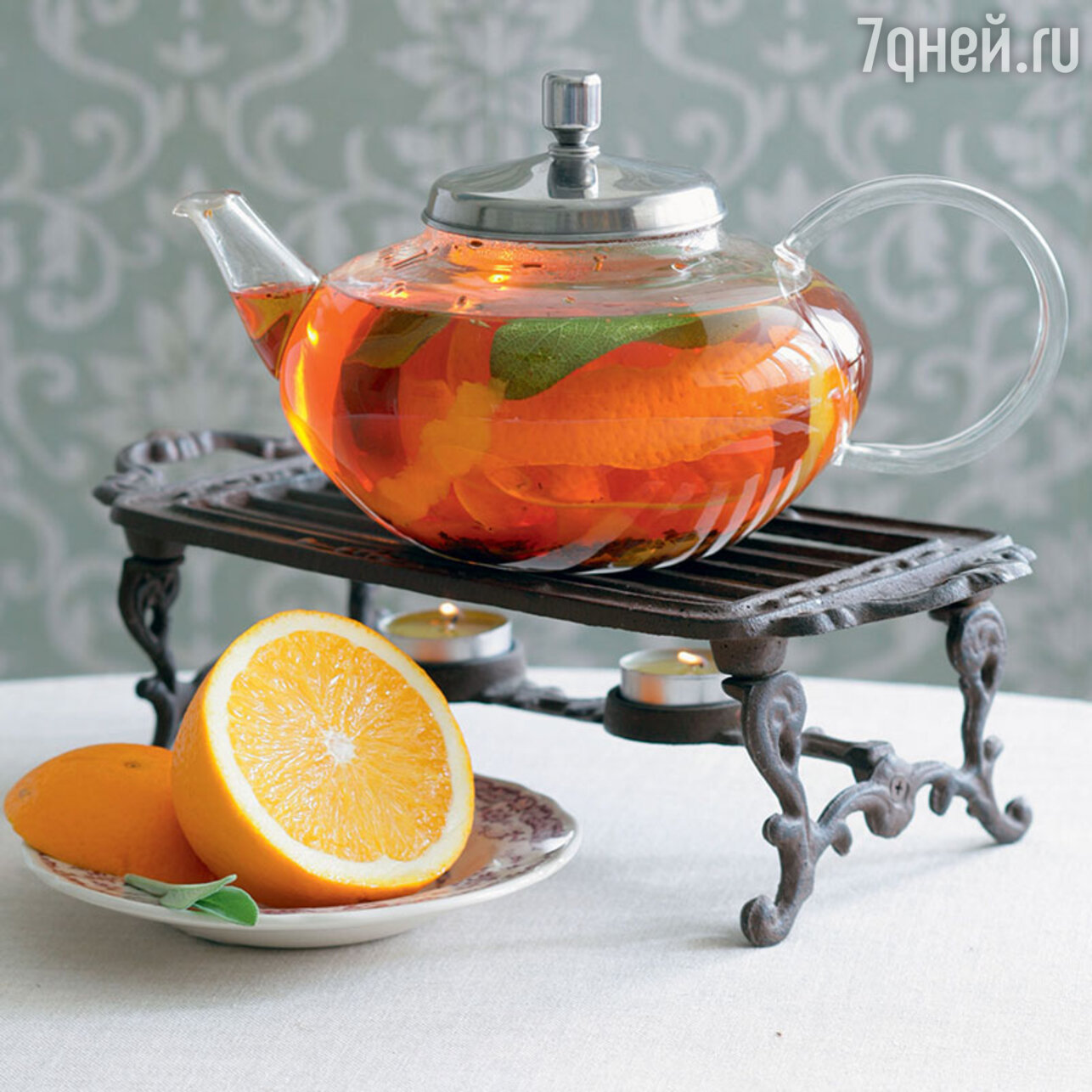 Цитрусовый чай с шалфеем
