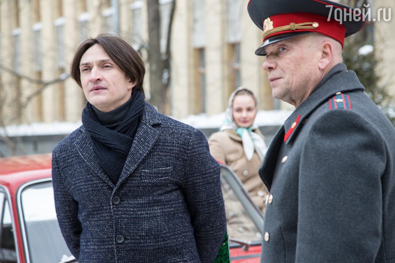 На съемках сериале "Операция "Сатана"