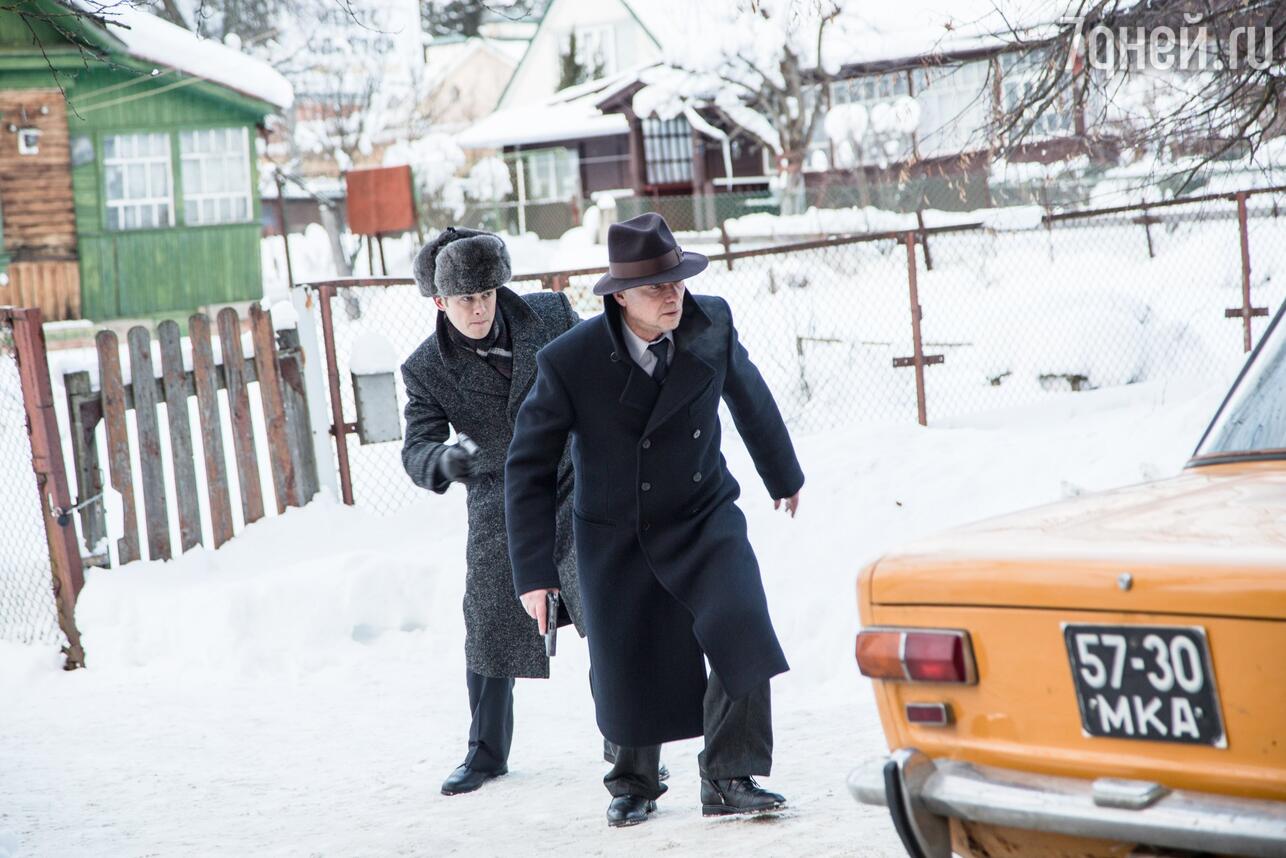 На съемках сериале "Операция "Сатана"