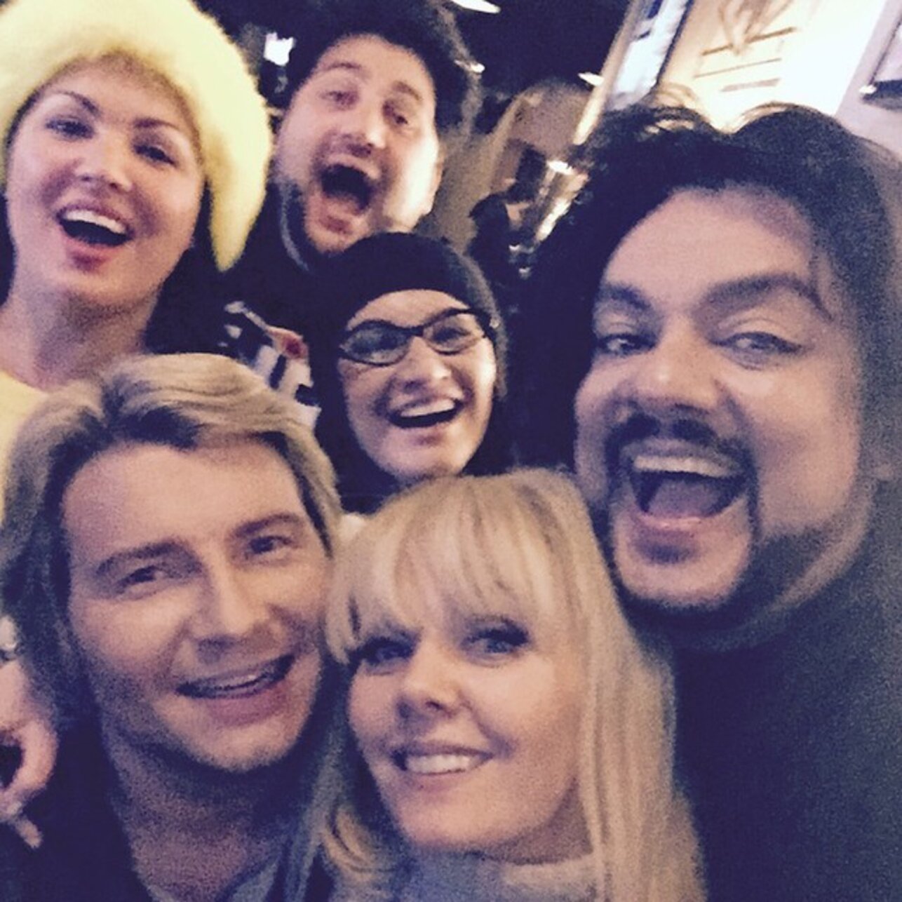 «Селфи года на автепарти юбилейного шоу Игоря Крутого»: Басков, Киркоров, Валерия и Анна Нетребко