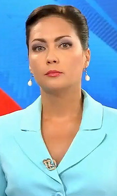 Жалаңаш Алена Лапшина, тележүргізуші